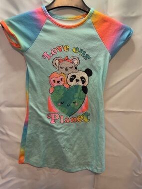 wonder nation pastel ombre tee with stamped logo